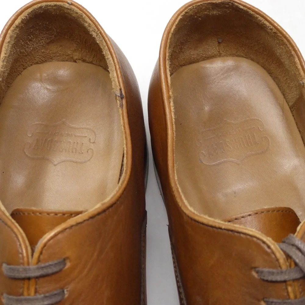 Thursday Mens Executive Oxford Shoes Brown Leather Cap Toe 11